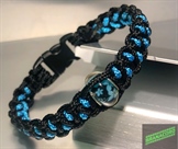 Armband aus Paracord mit Blumen Perle