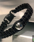 Armband aus Paracord mit Edelstahl Perle