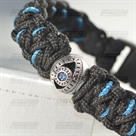 Schwarz & dezentes Blau mit 925ger Silber –...