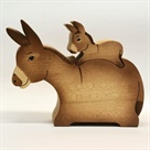 Holzkässeli "Esel und Eseli"