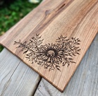 Küchenbrett "Silberdistel"