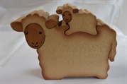 Holzkässeli "Schaf und Lamm"