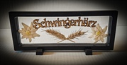 Bergholzart Dekostück Rahmen Gross