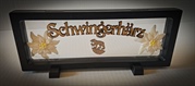 Bergholzart Dekostück Rahmen Gross