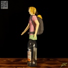 Hike girl als Flaschenaufsatz