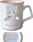 Kindertasse "Katze" mit Namen