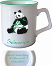 Kindertasse "Panda" mit Namen