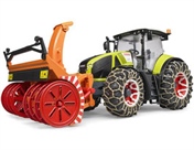 BRUDER CLAAS AXION 950 MIT SCHNEEFRÄSE UND...